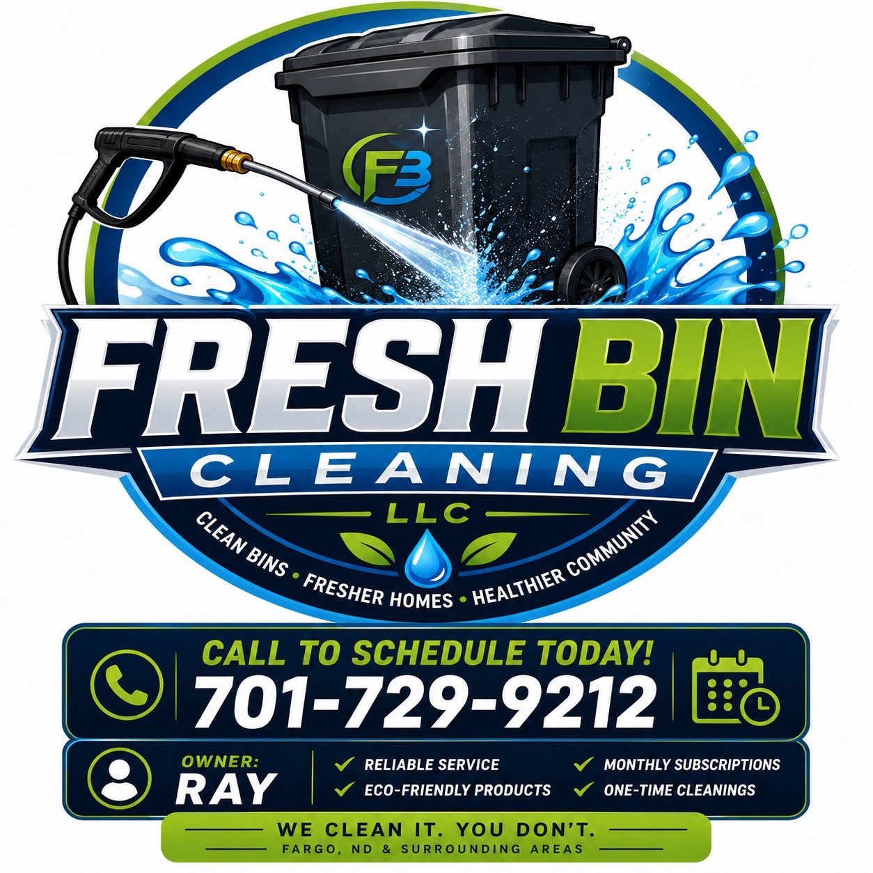 Fresh Bin Cleaning LLC logo